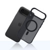 3MK Smoke Matt MagCase dėklas, skirtas Apple iPhone Air, juodas