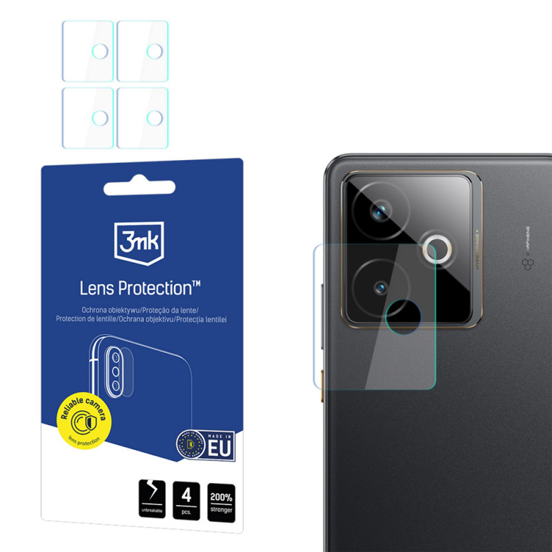 3MK Lens Protection Realme GT 7T fotoaparato objektyvo apsauga (4 vnt.)