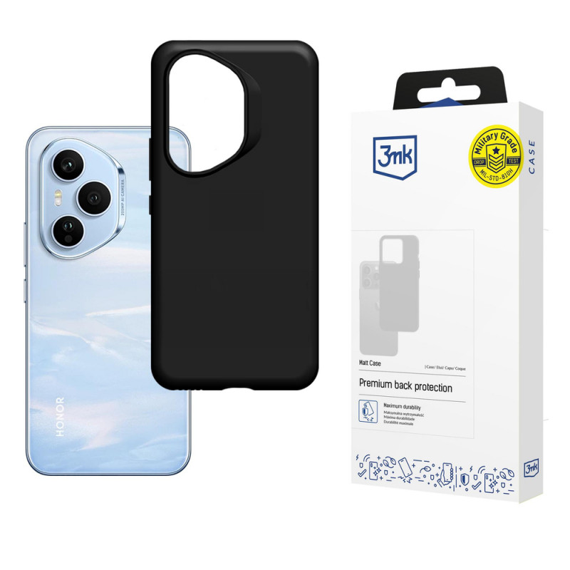 3MK Matt Case Honor 400 Pro dėklas, matte black