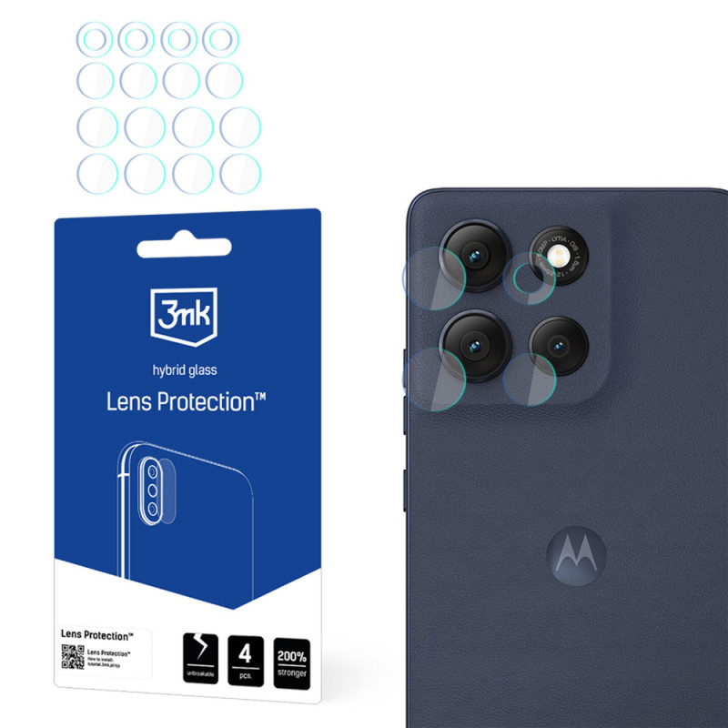 3MK Lens Protection Motorola Moto G86 / G86 Power fotoaparato objektyvo apsauga (4 vnt.)