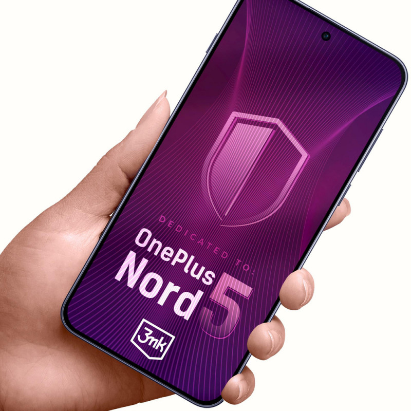 3MK FlexibleGlass OnePlus Nord 5 hibridinio stiklo ekrano apsauga
