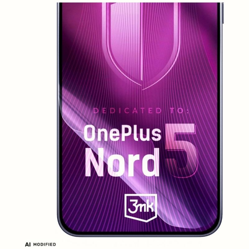 3MK FlexibleGlass OnePlus Nord 5 hibridinio stiklo ekrano apsauga