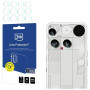 3MK Lens Protection Nothing Phone (3) fotoaparato objektyvo apsauga (4 vnt.)
