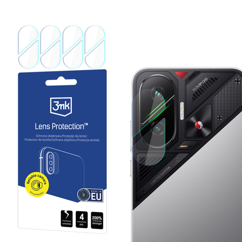3MK Lens Protection fotoaparato objektyvo apsauga, skirta Xiaomi Poco F7 (4 vnt.)