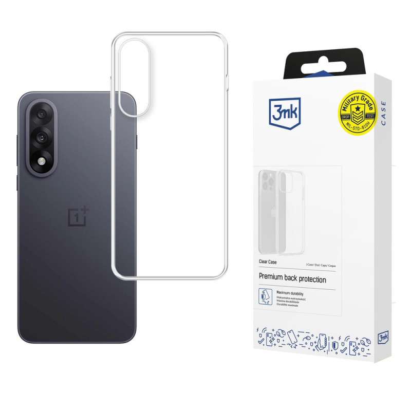 3MK Clear Case, skirta OnePlus Nord 5, permatomas