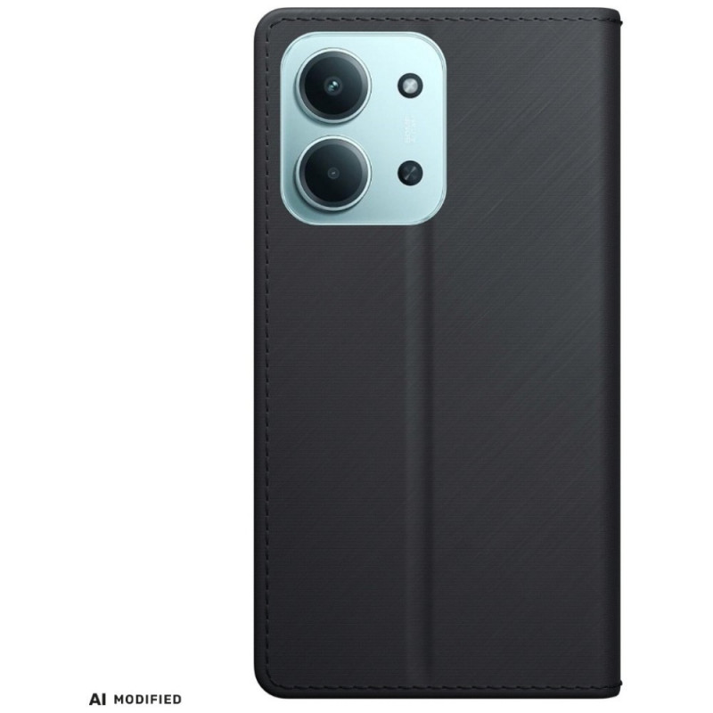 3MK Wallet Case, skirta Redmi 15C 4G / 5G (171 mm) / Poco C85 4G, juodas