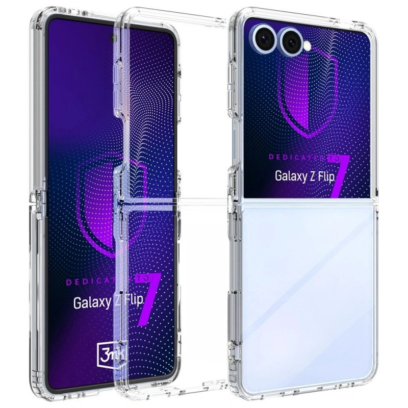 3MK Armor Case, skirta Samsung Galaxy Z Flip7, permatomas