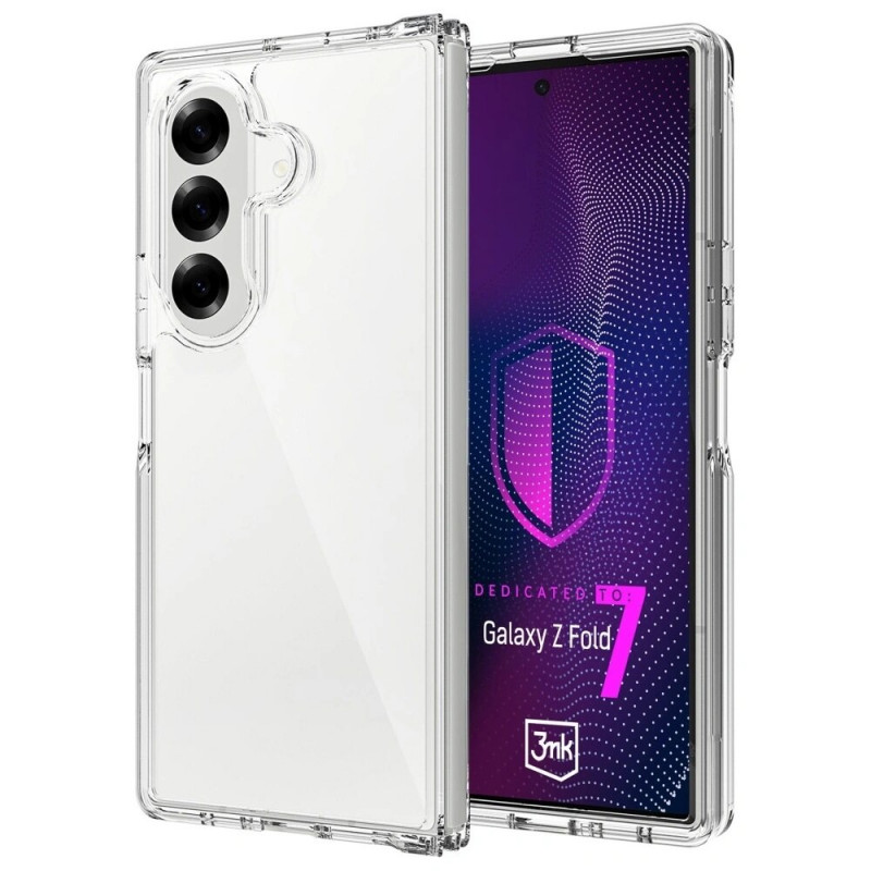 3MK Armor Case, skirta Samsung Galaxy Z Fold 7, permatomas