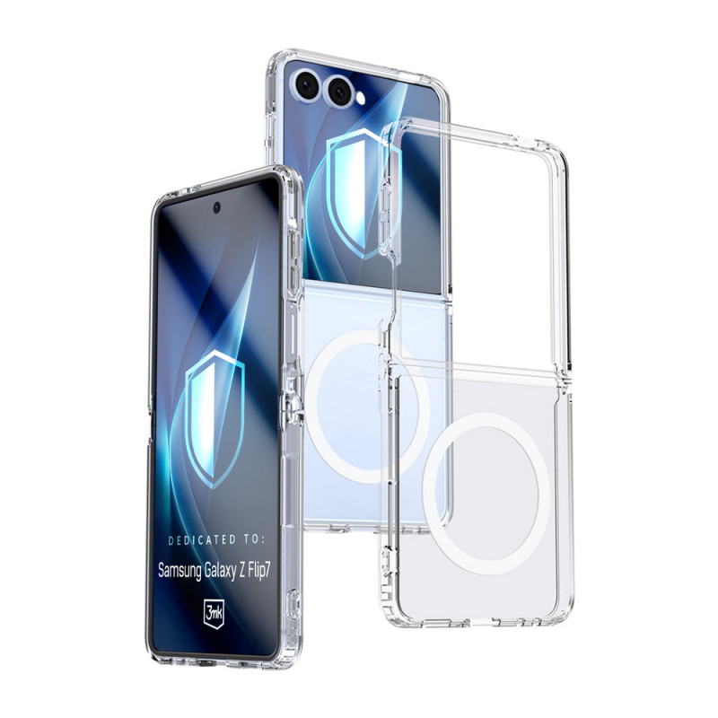 3MK Armor MagCase, skirta Samsung Galaxy Z Flip7, permatomas