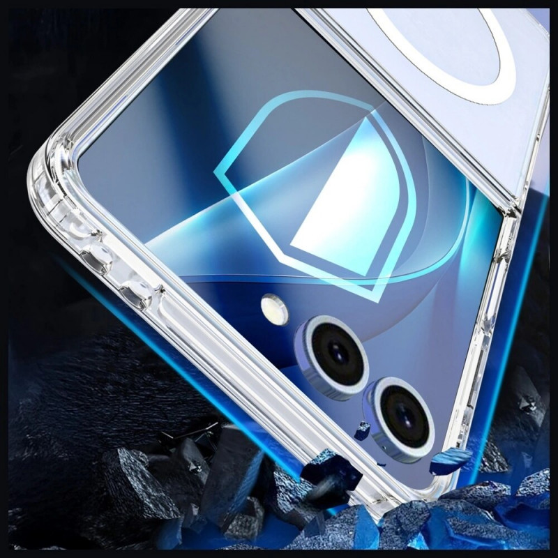3MK Armor MagCase, skirta Samsung Galaxy Z Flip7, permatomas