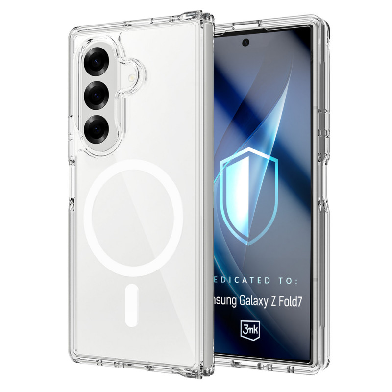 3MK Armor MagCase, skirta Samsung Galaxy Z Fold7, permatomas