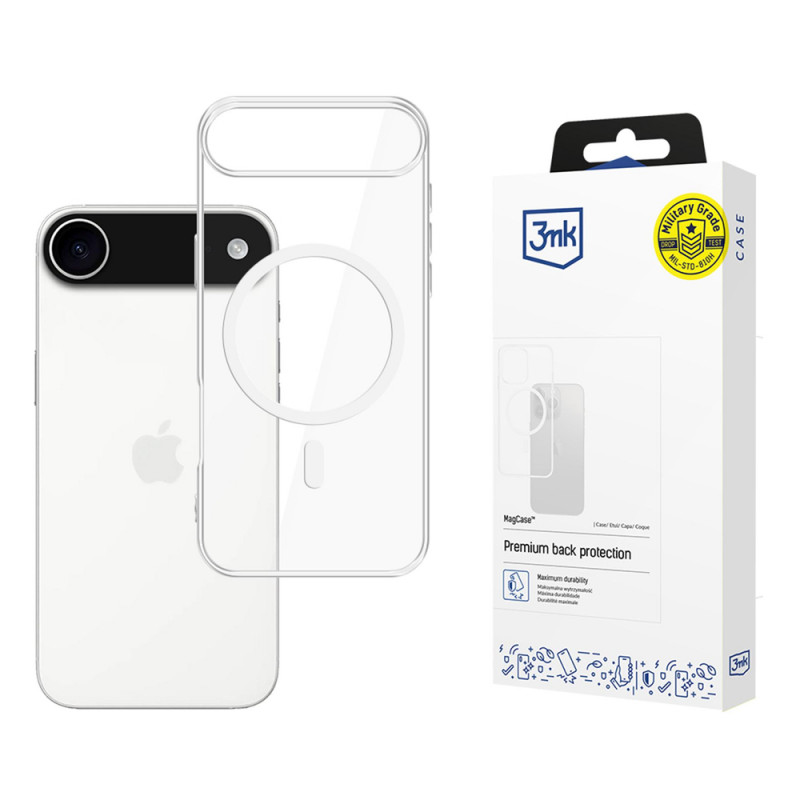 3MK MagCase, skirta Apple iPhone Air, permatomas