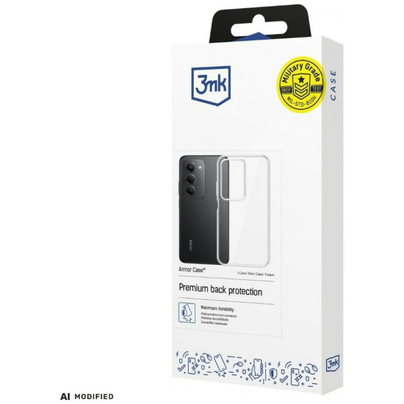 3MK Armor Case, skirta Redmi 15 4G / 15 5G, permatomas