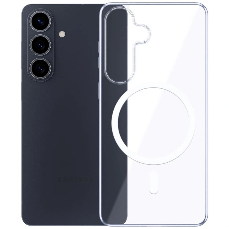 3mk Clear MagCase Samsung Galaxy S26 apsauginis dėklas, permatomas