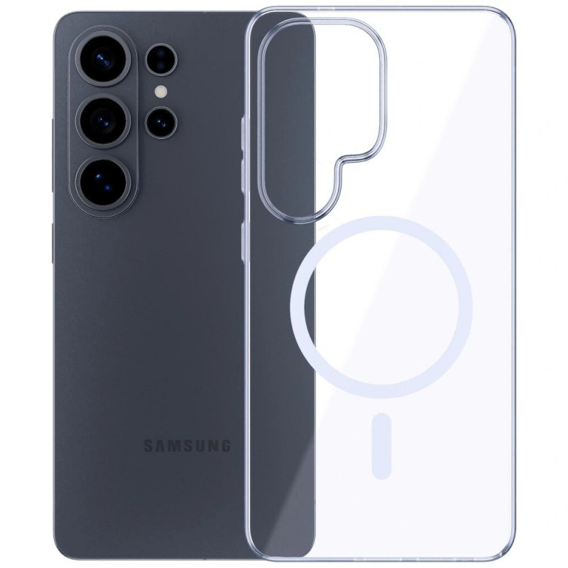 3mk Clear MagCase Samsung Galaxy S26 Ultra apsauginis dėklas, permatomas