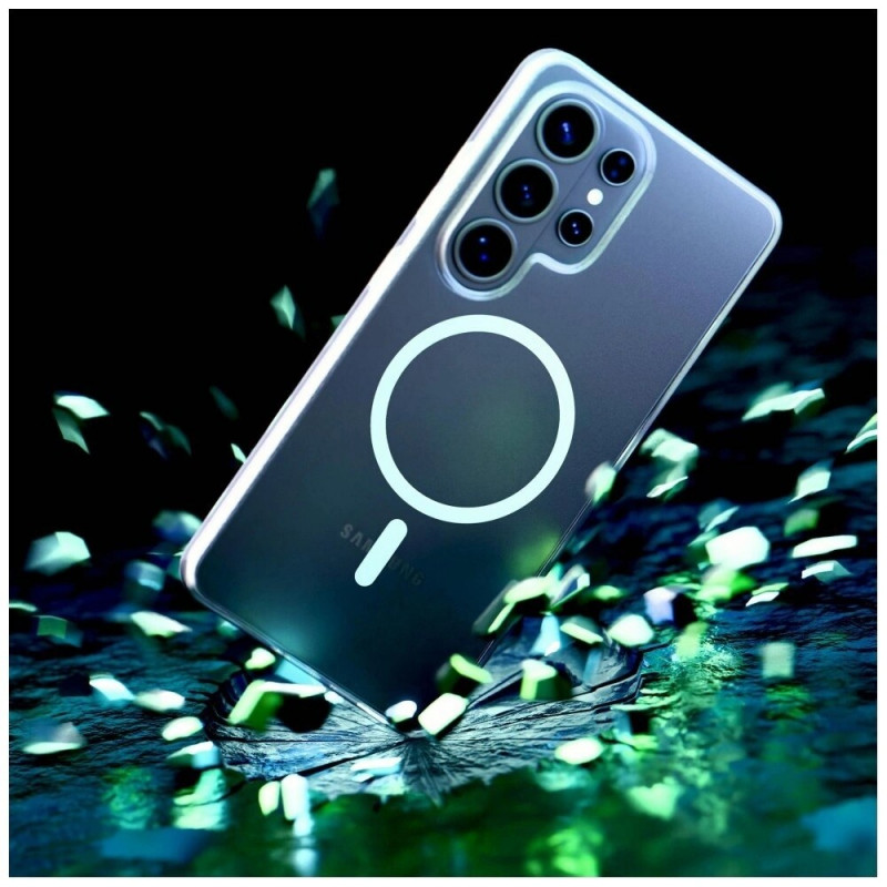 3mk Clear MagCase Samsung Galaxy S26 Ultra apsauginis dėklas, permatomas