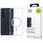 3mk Just20g MagCase Samsung Galaxy S26 apsauginis dėklas, permatomas