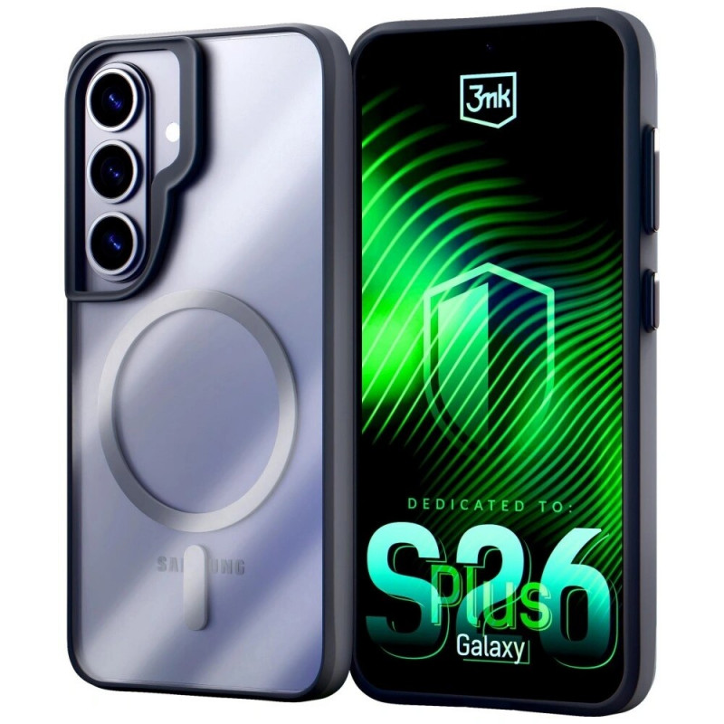 3mk Satin Armor MagCase Samsung Galaxy S26+ apsauginis dėklas, juodas