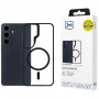 3mk Satin Armor MagCase Samsung Galaxy S26 apsauginis dėklas, permatomas juodas