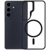 3mk Satin Armor MagCase Samsung Galaxy S26 apsauginis dėklas, permatomas juodas