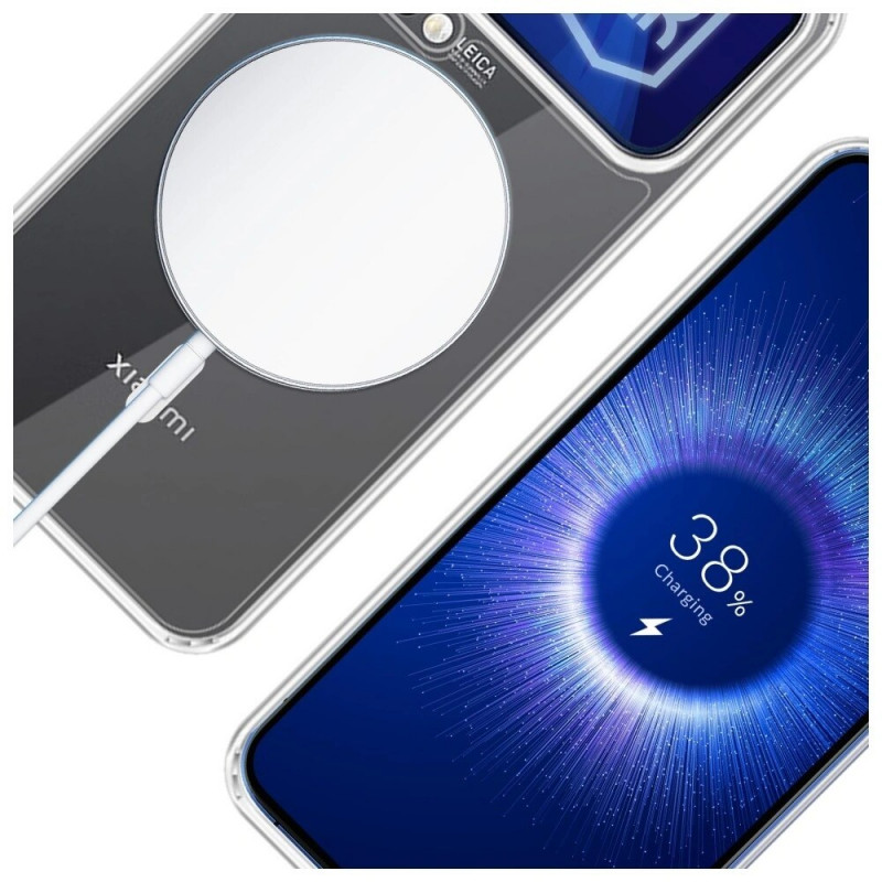 3MK Armor MagCase išmaniojo telefono Xiaomi 17 Pro dėklas, permatomas