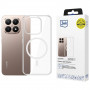 3MK Armor MagCase išmaniojo telefono Xiaomi 15T 5G dėklas, permatomas