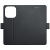 3MK Wallet Case OnePlus 15 5G išmaniojo telefono dėklas, juodas