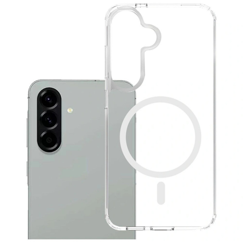 3MK Armor MagCase Samsung Galaxy A57 išmaniojo telefono dėklas, permatomas