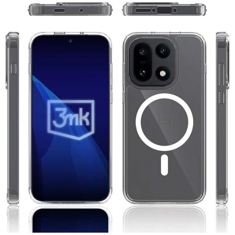3MK Armor MagCase, skirta OnePlus 15 5G, permatomas