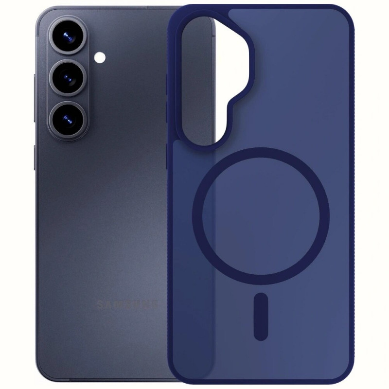 3MK Smoke MagCase, skirta Samsung Galaxy S26, mėlyna
