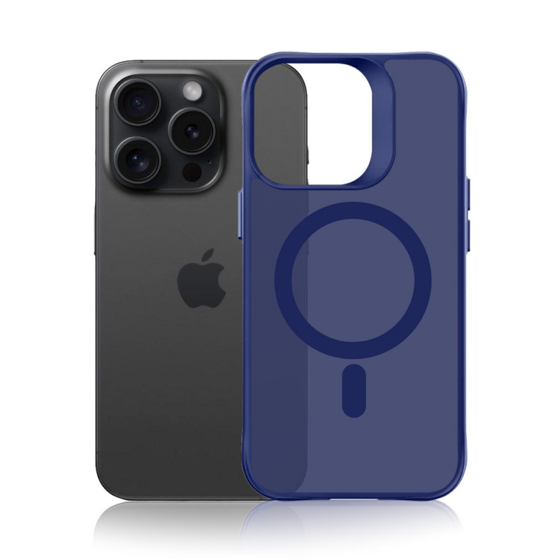 3MK Smoke MagCase, skirta Apple iPhone 16 Pro Max, mėlyna