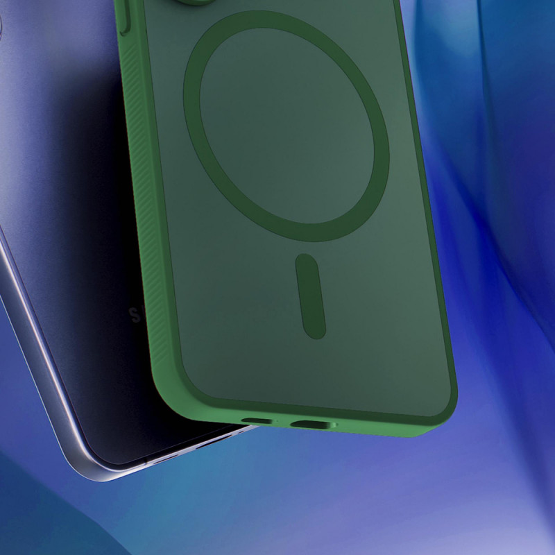 3MK Smoke MagCase, skirta Apple iPhone 16 Pro Max, žalia