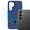 3MK Smoke MagCase, skirta Samsung Galaxy S24, mėlyna
