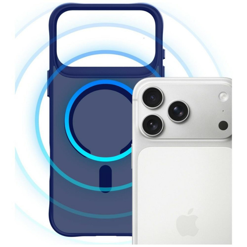 3MK Smoke MagCase, skirta Apple iPhone 17 Pro, mėlyna