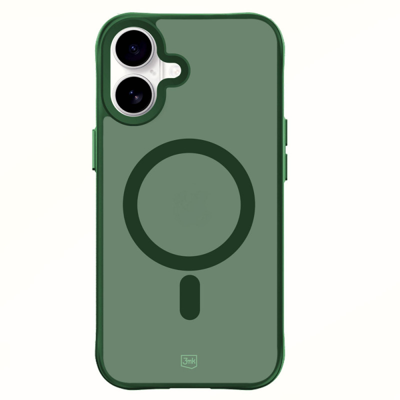 3MK Smoke MagCase, skirta Apple iPhone 16, žalia