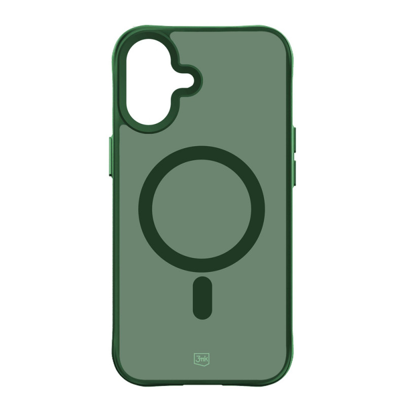 3MK Smoke MagCase, skirta Apple iPhone 16, žalia