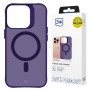 3MK Smoke MagCase, skirta Apple iPhone 16 Pro Max, purpurinė