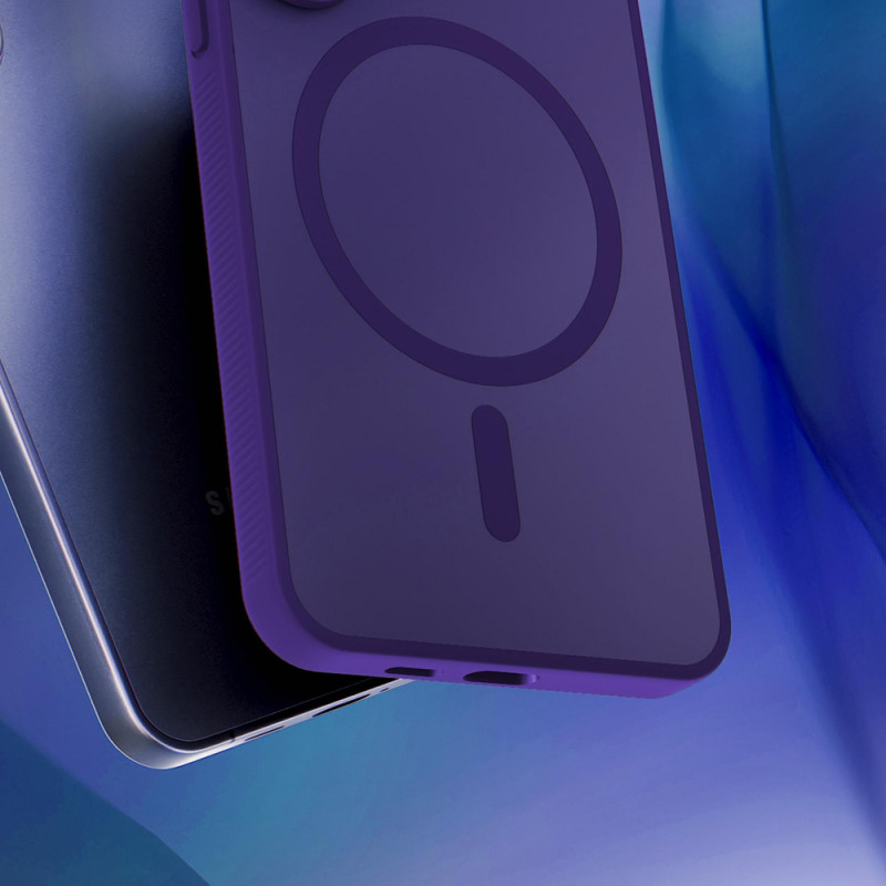 3MK Smoke MagCase, skirta Apple iPhone 16 Pro Max, purpurinė