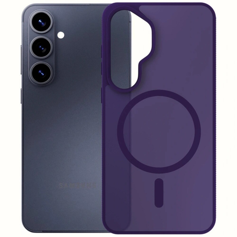 3MK Smoke MagCase, skirta Samsung Galaxy S26+, purpurinė