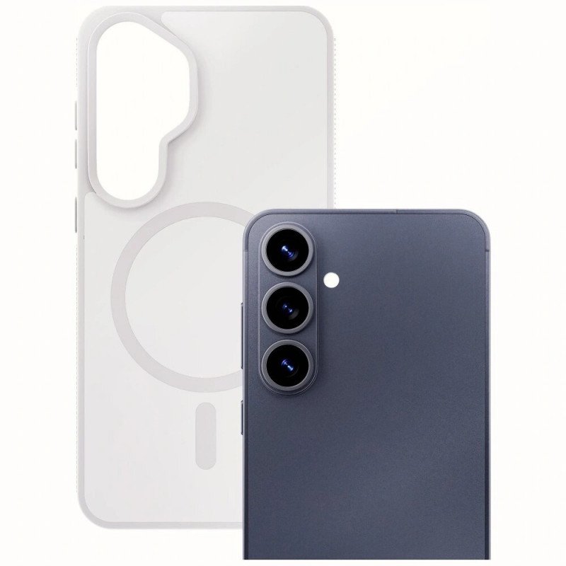 3MK Smoke MagCase, skirta Samsung Galaxy S26+, balta