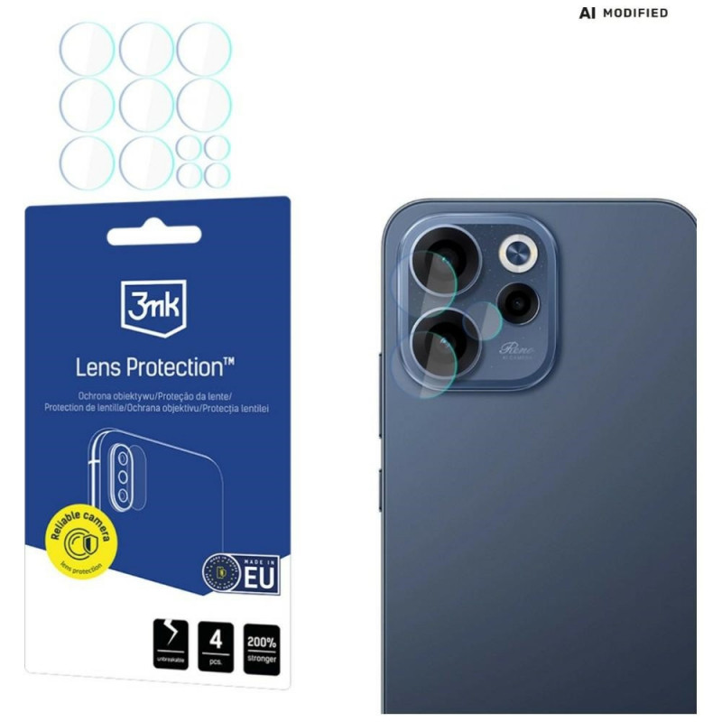 3MK Lens Protection (4 vnt.) skirtas Oppo Reno 15 F 5G / Reno 15 FS 5G (CPH2801)