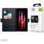 3MK Wallet Case, skirta Honor Magic 8 Lite, juodas