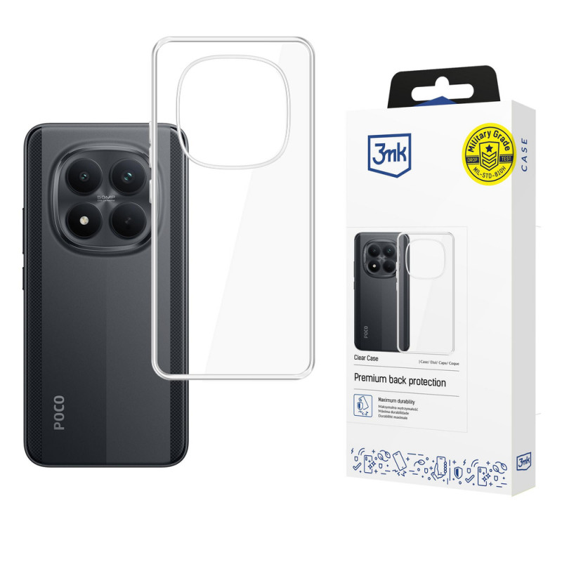 3MK Clear Case, skirta Xiaomi Poco M8 Pro 5G, permatomas