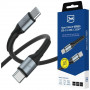 3MK Hyper Cable N-SERIES USB-C į USB-C kabelis, 1,5 m, 100 W, juodas