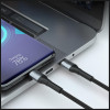 3MK Hyper Cable N-SERIES USB-C į USB-C kabelis, 1,5 m, 100 W, juodas