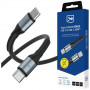 3MK Hyper Cable N-SERIES USB-C–USB-C kabelis, 3 m, 100 W, juodas