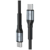 3MK Hyper Cable N-SERIES USB-C į USB-C kabelis, 3 m, 240 W, juodas
