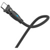 3MK Hyper Cable N-SERIES USB-C į USB-C kabelis su 180° pasukamu antgaliu, 1 m, 100 W, juodas