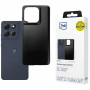3MK Matt Case, skirta Motorola Moto G86 Power, juodas