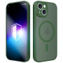 3MK Misty MagCase dėklas, skirtas Apple iPhone 15, žalias